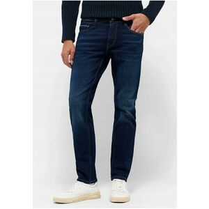 Blugi Barbati - Style Oregon Slim - Slim Fit - Talie Joasa - Lungi - Fermoar - 5 Buzunare - Bumbac - W32-L32 US - Albastru imagine