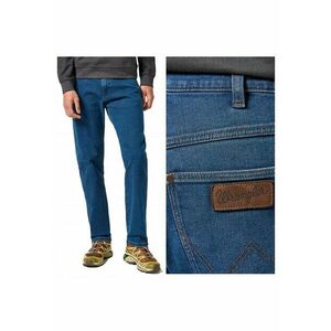 Blugi Barbati - Frontier - Straight Fit - Talie Medie - Lungi - Fermoar - 5 Buzunare - Bumbac - W34-L34 US - Albastru imagine