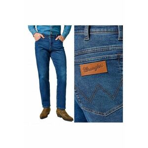 Blugi Barbati - Texas - Straight Fit - Talie Medie - Fermoar - Lungi - 5 Buzunare - Bumbac - W31-L34 US - Albastru imagine