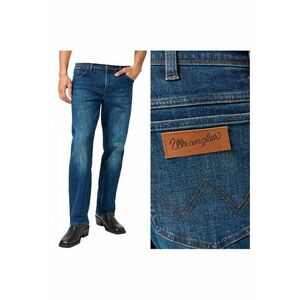 Blugi Barbati - Texas - Straight Fit - Talie Medie - Fermoar - Lungi - 5 Buzunare - Bumbac - W32-L34 US - Albastru imagine