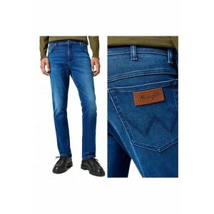 Blugi Barbati - Texas Slim - Straight Fit - Talie Medie - Fermoar - Lungi - 5 Buzunare - Bumbac - W36-L36 US - Albastru imagine