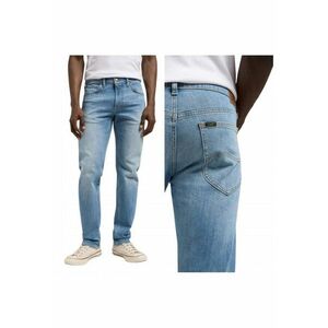Blugi Barbati - Daren Zip Fly - Straight Fit - Talie Medie - Fermoar - Lungi - 5 Buzunare - Bumbac - Albastru - Albastru imagine