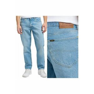 Blugi Barbati - Oscar - Loose Fit - Talie Inalta - Lungi - Fermoar - 5 Buzunare - Bumbac - W34-L34 US - Albastru imagine