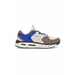 Pantofi sport cu insertii de piele Summit Trek - Alb fildes/Albastru royal/Maro pamantiu imagine
