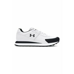 Pantofi sport cu detalii de piele intoarsa Essential Runner - Negru/Alb optic imagine