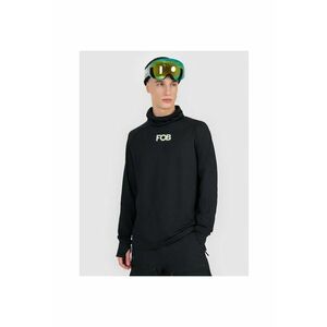 Bluza sport barbati - termica neagra - poliester - Negru imagine