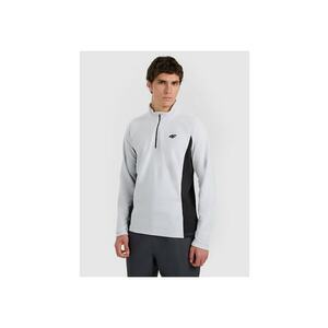 Hanorac sport fleece - guler inalt - gri - pentru schi imagine