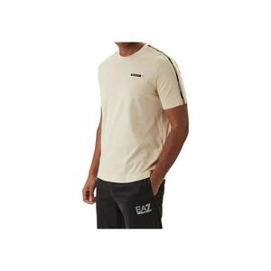 Tricou EA7 Train Logo Series Man SS EXT 55319 - Bej imagine