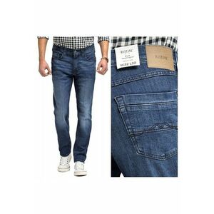 Blugi Barbati - Washington - Straight Fit - Talie Medie - Fermoar - Lungi - 5 Buzunare - Bumbac - W36-L32 US - Albastru imagine