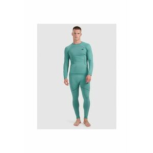 Lenjerie termoactiva set barbati - turcoaz - fara cusaturi - tehnologie 4FSkin - poliester imagine