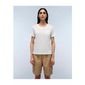 Tricou din in cu terminatie asimetrica Ete - imagine