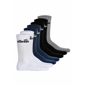 Set de sosete lungi unisex - 7 perechi - Alb/Negru/Gri/Albastru imagine