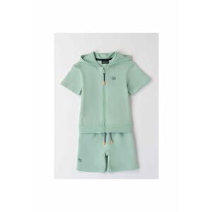 Compleu hanorac si pantaloni scurti pentru baiat - 0.8110 - Verde imagine