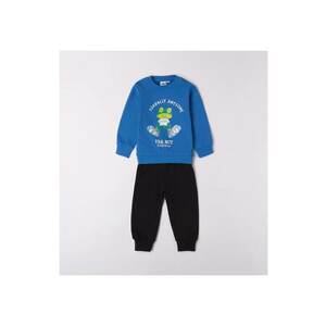 Compleu bluza fllece si pantaloni pentru baieti - 4.7513 - Alb/Verde/Negru/Albastru imagine