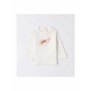 Bluza cu imprimeu dragalas pentru fetite nou-nascut - 3.7727 - Alb/Roz - Alb imagine