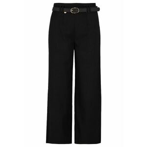 Pantaloni din material cu picior lat - Comfort Fit - R-Hus - negru - Negru imagine