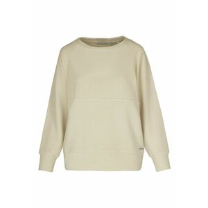 Bluza de trening lang pentru femei - cu dungi - B-Mink - crem - imagine