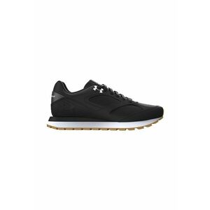 Pantofi sport Jogger cu garnituri din piele - Negru imagine