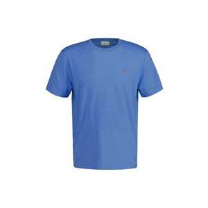 Tricou regular fit din bumbac Shield - Albastru glaciar imagine