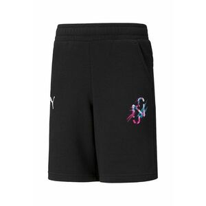 Pantaloni scurti cu talie elastica Creativity - Negru imagine