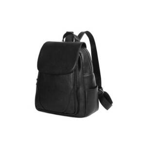 Rucsac din piele cu clapa Maeve - Negru imagine