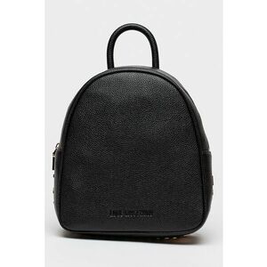 Rucsac din piele ecologica cu logo metalic supradimensionat Zaino - Negru imagine