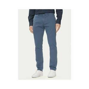 Pantaloni chino barbati - Albastru - 60% bumbac organic - 37% bumbac - 3% elastan - 33/32 imagine