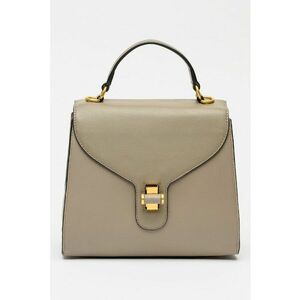 Geanta din piele cu maner Grace - Maro taupe imagine