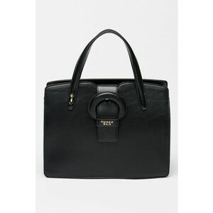 Geanta shopper din piele ecologica - Negru imagine