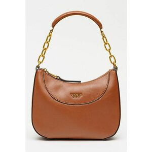 Geanta din piele cu bareta de umar Madison - Maro cognac imagine