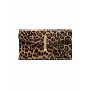 Geanta plic cu animal print Larribling - Maro inchis/Bej deschis imagine