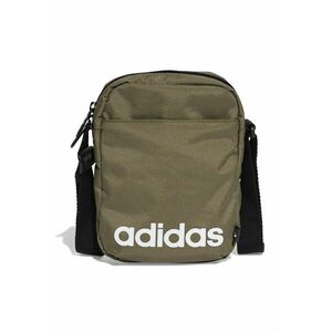 Geanta crossbody cu logo contrastant - Alb/Verde masliniu imagine