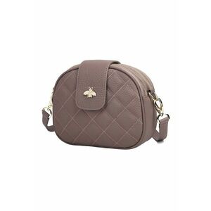 Geanta crossbody mica din piele Combe - Lila pal imagine