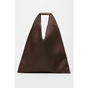 Geanta hobo cu model uni - Maro inchis imagine