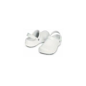 papuci Bistro Crocs cu curea pentru toc 3 - Alb imagine