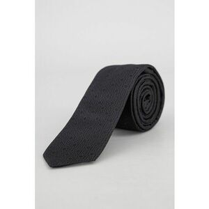 Cravata din matase cu model - Negru imagine