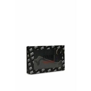 Set de portofel de piele si breloc Eamon Elite - 2 piese - Negru imagine
