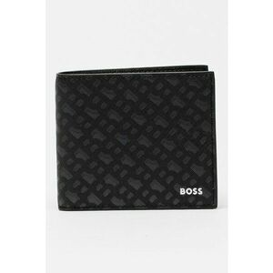 Portofel de piele cu model Zair - Negru imagine