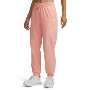 Pantaloni de trening cu snur in talie si talie inalta - Roz pastel imagine