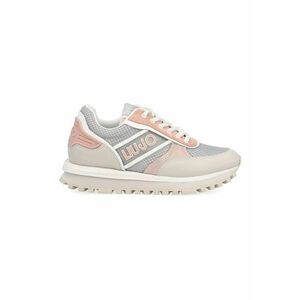 Pantofi sport cu garnituri de piele Wonder Up - Gri/Roz somon/Maro nisip imagine