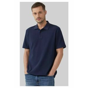 Tricou polo regular fit - Bleumarin inchis imagine