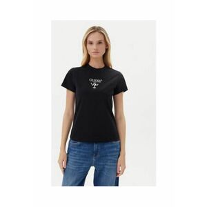 Tricou slim fit din amestec de bumbac cu logo pe piept si decolteu la baza gatului imagine