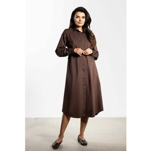Rochie A736 - ciocolatiu - nylon - spandex imagine