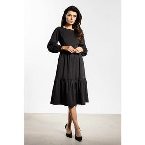 Rochie - A737 - negru - nylon - spandex imagine