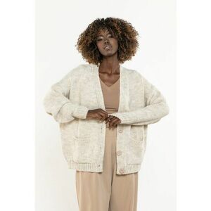 Cardigan dama A756 - Nylon - Bej imagine