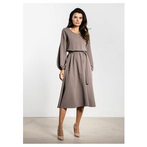 Rochie midi - A742 - Bej imagine
