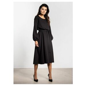 Rochie midi - A742 - Negru imagine