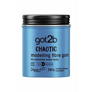 Guma modelatoare pentru par Chaotic fibre gum - cu fixare puternica dar flexibila - 100 ml imagine