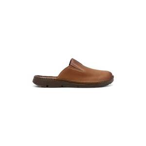 Slapi barbati - 590559 - Piele naturala - Maro - Maro imagine