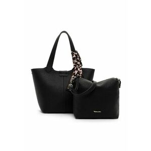 Geanta shopper cu etui detasabil Georgia City - Negru imagine